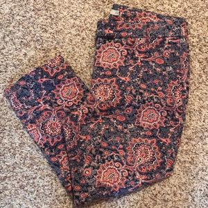 Patterned dress pants